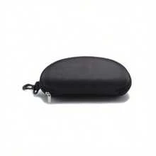 1 Hộp đựng kính râm có móc, Hộp đựng kính râm, Hộp đựng kính có khóa kéo, Hộp đựng kính mắt cho nam - màu đen - Xem 7