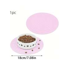 1 Tấm Thảm Thức Ăn Cho Thú Cưng Bằng Silicon, Thảm Cho Thú Cưng Ăn Chống Trơn Trượt, Dành Cho Chó Và Mèo, Thích Hợp Cho Thú Cưng Vừa Và Nhỏ - Nhiều màu - Xem 11