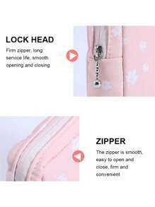 1 pieza Bolsa de almacenamiento de compresas sanitarias, bolsa de almacenamiento de viaje multifuncional, bolsa impermeable grande para compresas sanitarias, bolsa de viaje para cosméticos y artículos de aseo para mujeres, organizador de maquillaje de gran capacidad, estuche de maquillaje, para lápiz labial, brochas, cuidado de la piel, teléfono móvil, monedas, artículos pequeños, para el hogar, regalos, vacaciones y festivales de Halloween, Navidad, de uso multifuncional, estilo bohemio