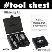 1 件套打孔器和订书机工具套装，适合学生和办公室使用的迷你便携式文具，返校，返校，学校用品 - 彩色 - 查看 15