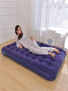 Single Inflatable Multipurpose Mattress Up To 100 Kilos Home Beach Camping - Nhiều màu - Xem 7