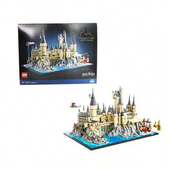 LEGO 76419 Castillo de Hogwarts y patio de recreo, juego de construcción de rompecabezas para niños, regalo