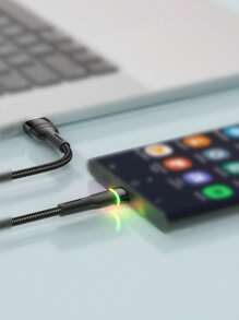 Essager 3A USB Type C 数据线 USB A 至 Type C 快速充电线 适用于手机 - 黑色 - 查看 4