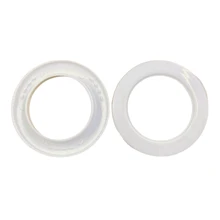 20 Pairs Eyelets For Simple Or Thick Round Curtain Rods 28mm Various Colors - WHITE - View 5