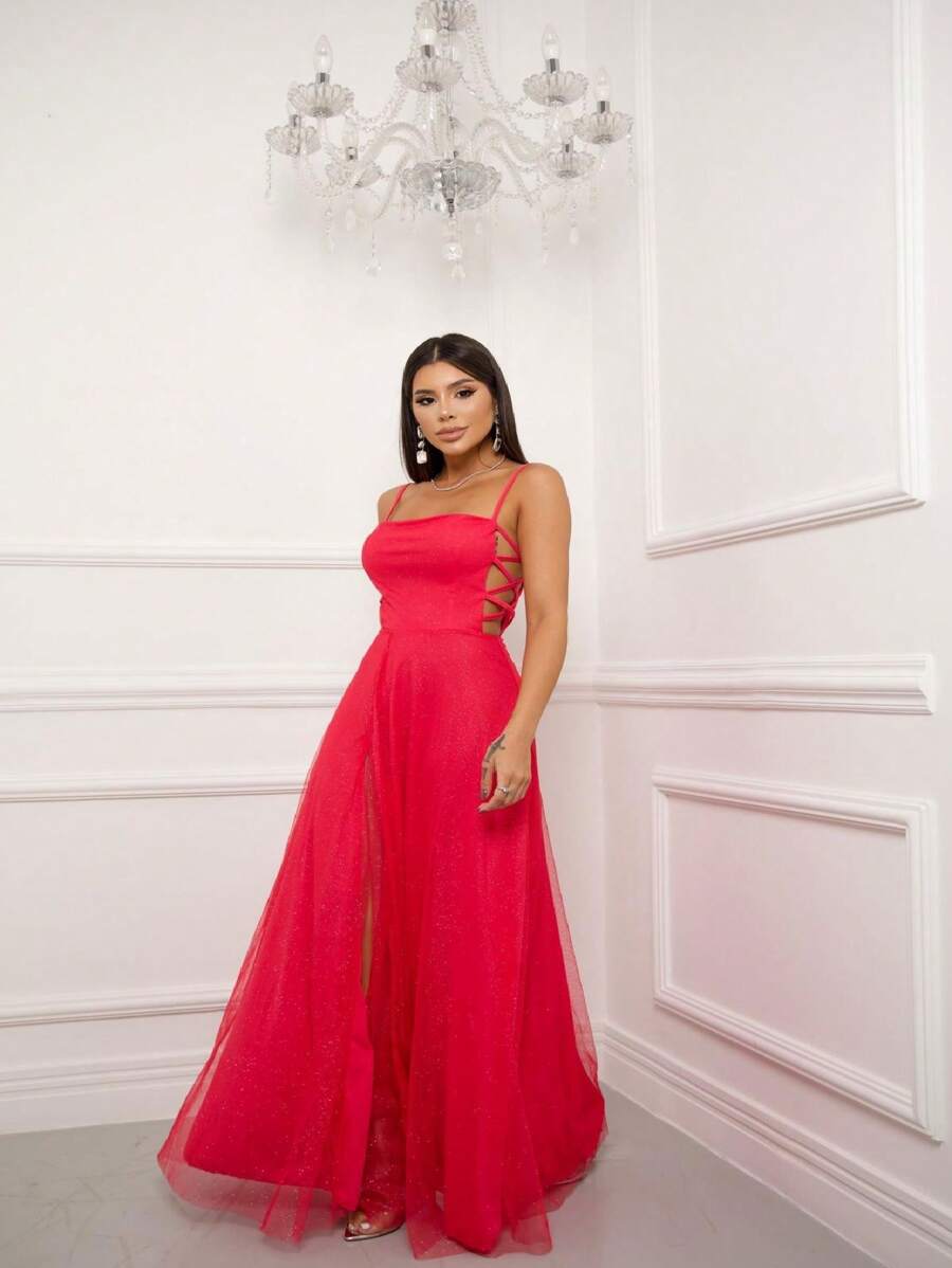 Women Dresses - Hot Pink - View 1