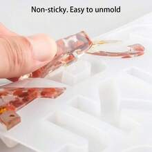 Alphabet Letters Silicone Mold For Resin Crafts Products - 字母形狀矽膠模具 - 查看 5