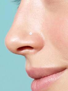 20Pcs 18G 20G Clear Piercing Retainers For Nose Rings Nose Studs Plastic Piercing Jewelry For Work - Clear - View 3