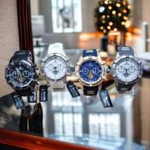 Combo Kit 10 Men's Watches Silicone Strap Waterproof RX Social Sport Pallyjane Guke - 黑色 - 查看 8