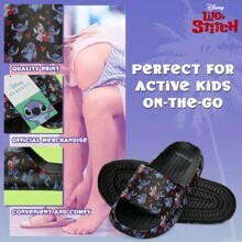 Disney Stitch Sliders Slip On Shower Beach Pool Shoes Holiday Travel Summer Slippers Gift - Multicolor - View 4