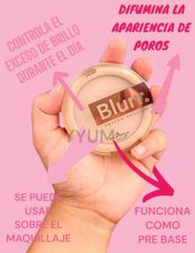 Blurr primer control grasa matificante Retoque Invisible bálsamo ITALIA DELUXE ORIGINAL Primer Fijador Mate Blurr Unseen Touch Up Italia Deluxe - TRANSPATENTE - Ver 7