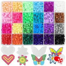 2400pcs/4800pcs/8400pcs Fuse Bead Set, 5MM Beginner Fuse Bead Kit, Suitable Christmas/Birthday Gift For Girls (6 Different Styles, Includes Pegboard, Ironing Paper And Other Accessories) - Multicolor - View 4