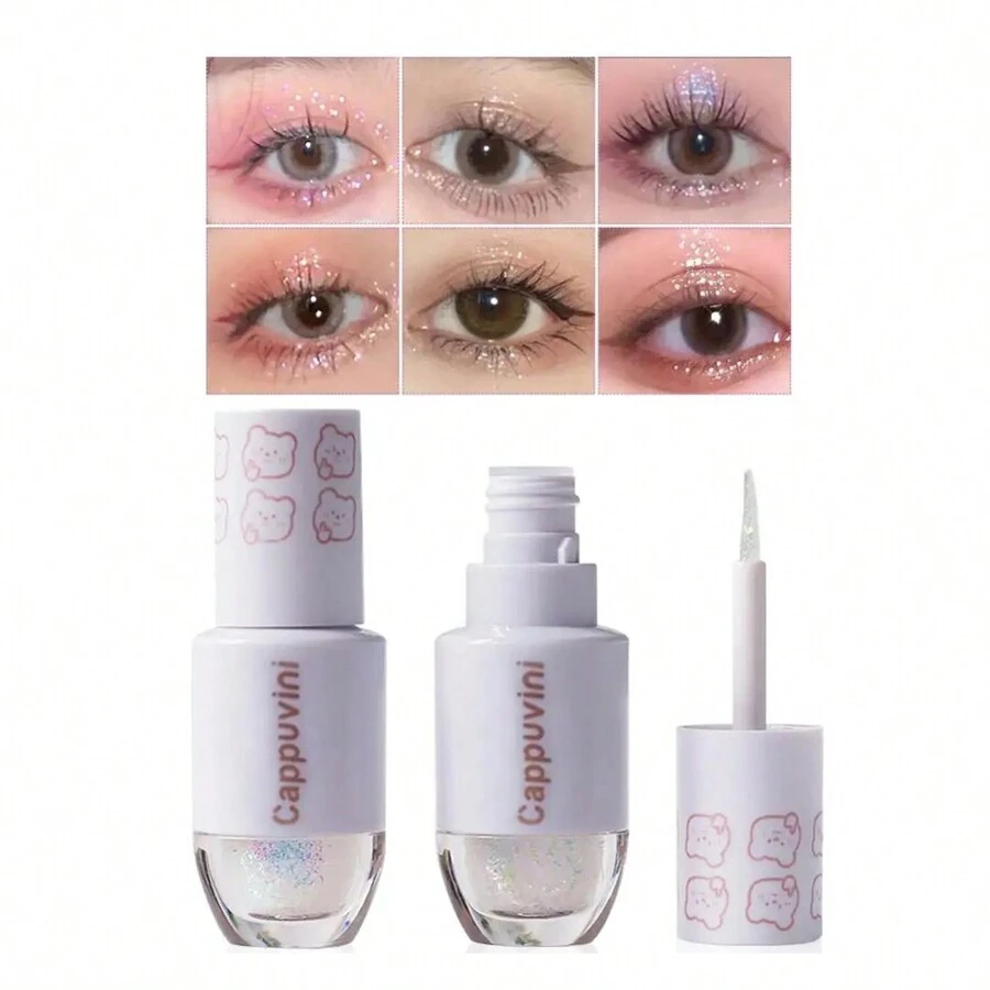 Cappuvini Starry Liquid Eyeshadow - Shine That Enchant, Beauty That Lasts - Makeup - 02-金桃 - 查看 1