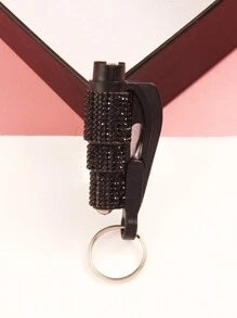 1件装原装应急钥匙扣汽车逃生工具，二合一安全带切割器和车窗破窗器，应急锤汽车配件包挂饰背包，适合上学、送父母、毕业典礼和教师的可爱哥特风Y2K礼物 - 彩色 - 查看 9