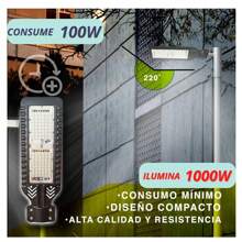 Viny Electric Lámpara de Alumbrado Publico Led 100w Suburbana Luz Blanca Ip65 para exteriores luminaria de Leds Para la Iluminación del Exterior