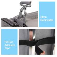 透气可拆卸宠物托运拉杆箱，便携式猫咪旅行行李包 - 彩色 - 查看 11