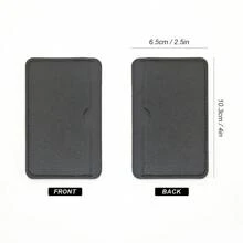 旅行简约超薄前袋钱包，RFID 屏蔽信用卡夹轻便便携，信用卡，身份证白领工作者，节日，周年纪念，生日礼物，配饰，适合青少年夏季休闲户外运动或度假旅行或毕业礼物或生日礼服配饰正式/商务正式情人节创意 - 黑色 - 查看 12