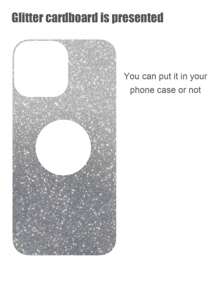 1 个银色电镀滑动支架 + 闪光纸防摔手机壳,采用 TPU 材质,兼容 iPhone/15 Pro Max/16 Pro Max/16 Pro/11/12/13/14 Pro Max/14 Pro/13 Pro Max/iPhone16 - 銀色 - 查看 6