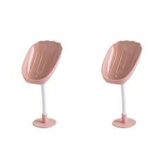 2pcs Shell Soap Dish, Movable Suction Cup Shell Soap Holder, Wall-Mount Bathroom Soap Box With Self-Drainage, Extends Soap Life - Multicolor - View 14