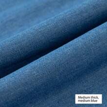 1 块全棉牛仔布，预洗牛仔布材料。多种厚度，预切尺寸 39 英寸 x 58.2 英寸，78 英寸 x 58.20 英寸，适用于手工 DIY 缝纫面料，如牛仔裤、夹克、连衣裙、裙子、短裤、背景布和帽子，面料以米为单位 - 200cm*150cm - 查看 13