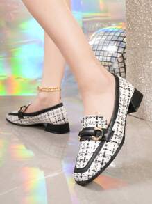 Women Vintage British Style Casual Comfortable Loafers Flats, Commuter Slip-On Shoes