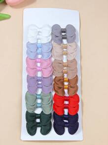 24pcs/Set Cute Colorful Hair Clips, Fashion Versatile Hair Accessories For Girls, Autumn/Winter - Multicolor - View 5