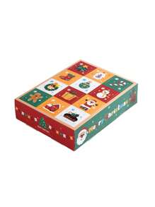 5/10 piezas Caja ciega divertida de Navidad, caja sorpresa hecha en casa para pinchar y sorprender, bolsa de regalo de Navidad, bolsa de embalaje de regalo de Navidad, decoración navideña, bolsa de embalaje decorativa para regalo de Navidad, adecuada para recuerdos de fiesta de vacaciones