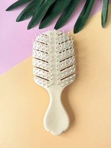 1 pièce Brosse à cheveux de massage mini antistatique portable, idéale pour les voyages - Multicolore - Voir 9