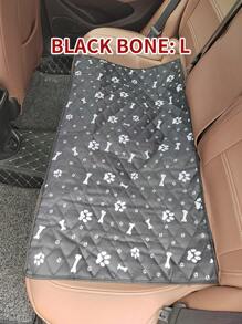 1pc Oxford Cloth Printed Waterproof Pet Sofa Cover Mat, Suitable For Indoor Sofa, Outdoor Traveling, Car Seat And Kennel Use