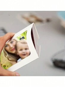 10pcs/Set Paper Photo Banner, Hanging Photo Wall For Wedding, Anniversary, Birthday, Holiday Parties, Home Decor, Desktop DIY Decoration (With Clips And Twine),Christmas