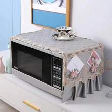 1 件布艺微波炉罩防尘厨房用具罩布，通用尺寸 35*100 厘米，袋子，收纳袋，收纳 - 彩色 - 查看 14