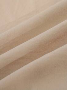 2 Teile Herren Set aus Leinenfühl-Lässig-Kapuzen-Langarmhemd und Kordelzug-Lang-Hose, Herbst - Aprikosenfarben - Übersicht 8