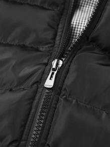 Tween Boy Winter Thermal Lined Casual Jacket & Hooded Vest Outfit, Warm And Comfortable