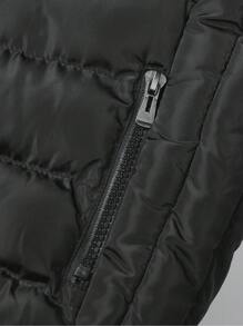 Tween Boy Winter Thermal Lined Casual Jacket & Hooded Vest Outfit, Warm And Comfortable