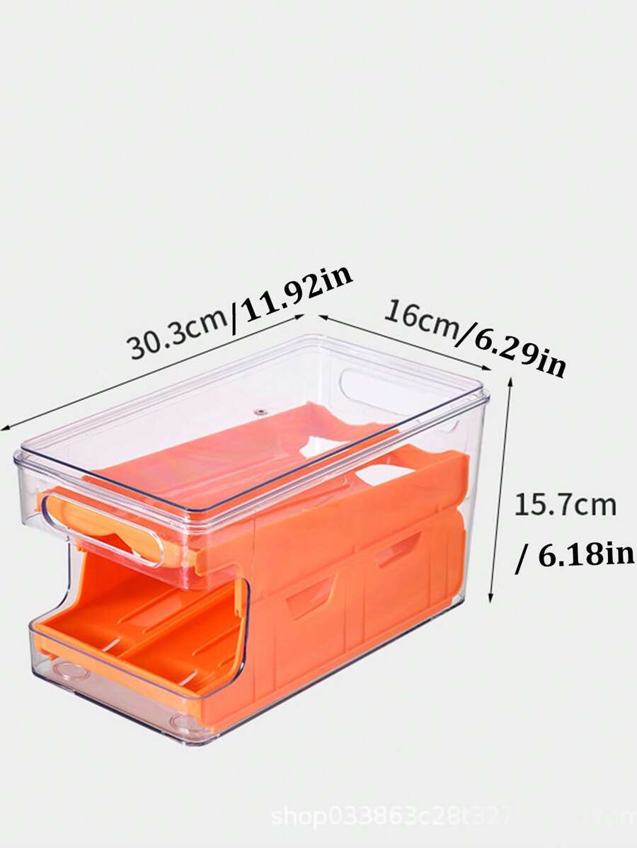 Home Refrigerator Slide Egg Carton Kitchen Large Capacity Double Layer