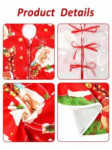 1 Pieza Falda para árbol de Navidad, Diseño de Papá Noel y Renos, Decoraciones Navideñas, Decoraciones Festivas para Fiestas, Decoraciones para Árbol de Navidad, Decoración del Hogar, Decoración Navideña, Regalo de Navidad, Adorno Navideño, Decoración para Sala de Estar, Decoración de Año Nuevo 2026