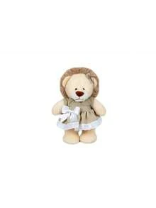 Plush  Lion Standing Upright Girl 25 Cm - Niches And Decorations - Khaki - View 1