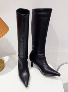 Brown Over-The-Knee Boots For Women, Pointed Toe Tall Riding Boots, Minimalist Sexy Slim High Heel Boots, New Skinny Boots For Autumn/Winter,Party