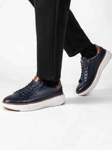 Stylish Men's Casual Dress Sneakers - Comfortable Versatile Fashion Footwear For Every Occasion