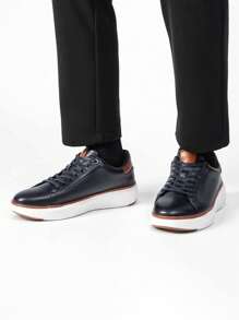 Stylish Men's Casual Dress Sneakers - Comfortable Versatile Fashion Footwear For Every Occasion