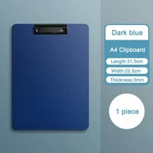1piece A4 Clipboard For Students And Office Use,File Clipboard,A4 Paper Clipboard,File Folder,Back To School,School Supplies - A4 - View 8