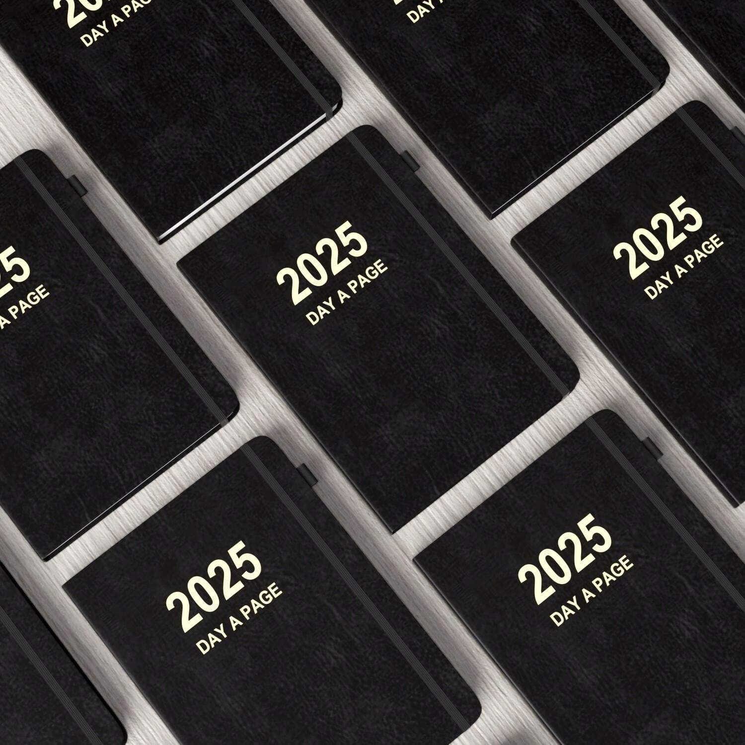 Smart Panda 2025 Diary - A5 Rose Gold in German