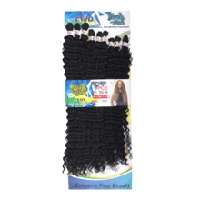 Yan Hair Angel Bio Organic Curly Hair Extension 80cm 300gr 9 Screens - Mega Hair - 黑色 - 查看 1