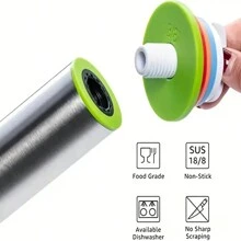 1 件，可调节擀面杖，17 英寸，大型不锈钢面团擀面杖，适用于披萨、馅饼、饼干、饺子、面条等，厨房用具、厨房小工具、厨房配件