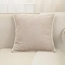 1pc Chenille Braided Decorative Throw Pillow Case For Living Room, Sofa, Bedroom