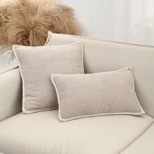 1pc Chenille Braided Decorative Throw Pillow Case For Living Room, Sofa, Bedroom