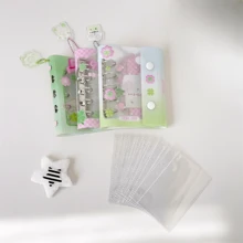 四叶草卡通M5活页相册 学生偶像拼贴卡片夹 拍立得相机3英寸照片卡相册