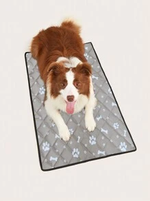 1pc Oxford Cloth Printed Waterproof Pet Sofa Cover Mat, Suitable For Indoor Sofa, Outdoor Traveling, Car Seat And Kennel Use