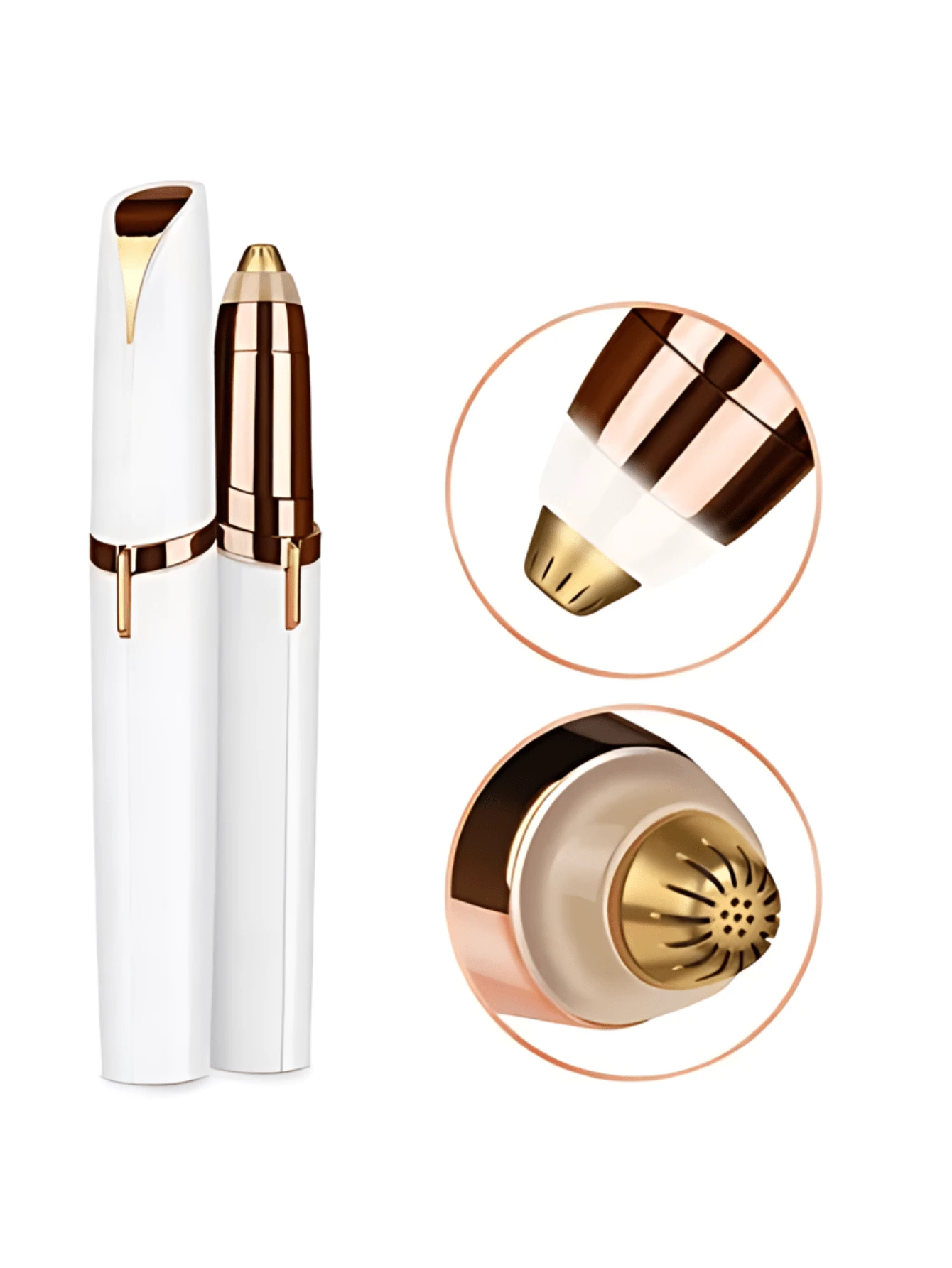 Painless Eyebrow Pen Hair Removal Instant Remover - Blanco - Ver 1