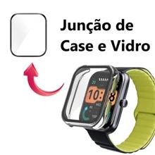 Acrylic Anti-Shock Protective Case Cover With Glass For Haylou RS4 MAX - Màu Hồng baby - Xem 3