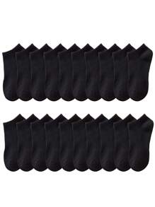 50 đôi tất mắt cá chân các loại màu đen, trắng và xám thoáng khí, chống mùi cho nam và nữ - Nhiều màu - Xem 13
